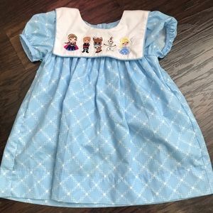 Embroidered Frozen dress